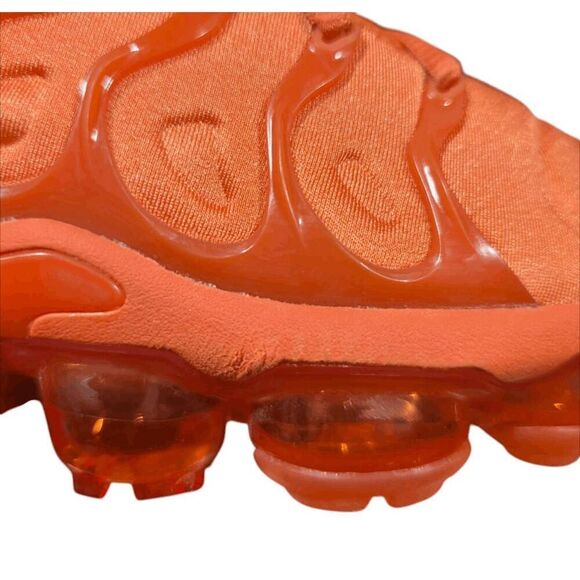 NWD NIKE Air VaporMax Plus 'Triple Orange' Running Shoes Size 6.5 - Picture 8 of 9